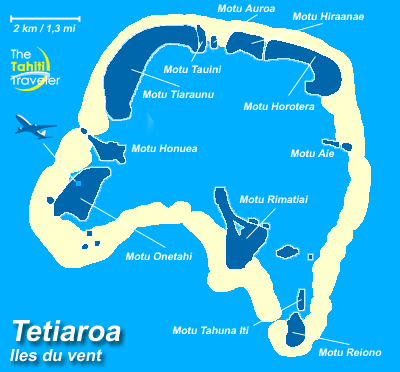 Carte de Tetiaroa