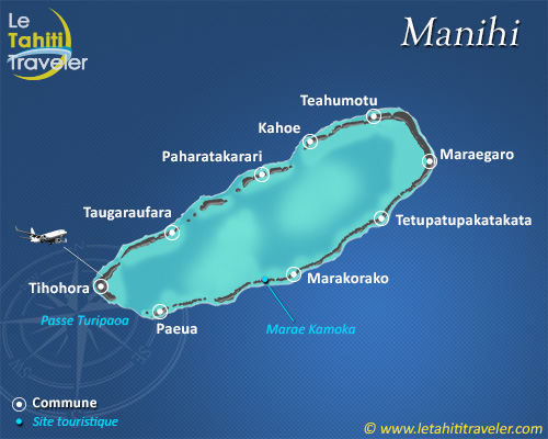 Carte de Manihi