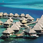The overwater bungalows