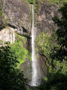 The Fautaua waterfall