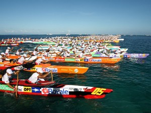 Start of the race © Tahiti Tourisme - G.Boissy