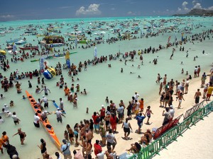 The finish line © Tahiti Tourisme - C.Durocher