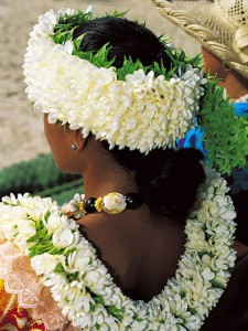 Flower ornament © Tahiti Tourisme - P.Bacchet