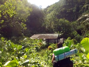 Arriving to the refuge