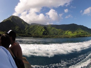 End of the "Te Pari" hike