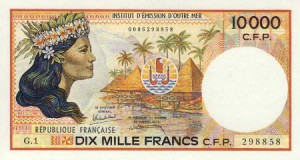 10000 Pacific Francs