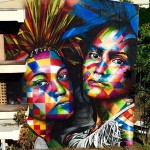 Mural made by Kobra