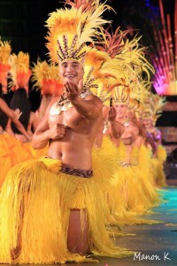 Tahitian danser during the heiva